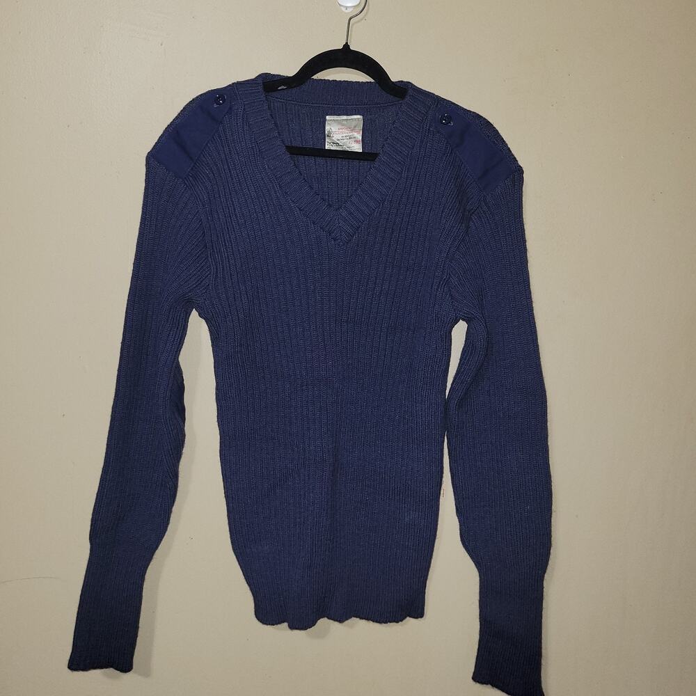 Brigade Quartermasters The Woolly Pully Wool Sweater England Tactical Men's 42 M